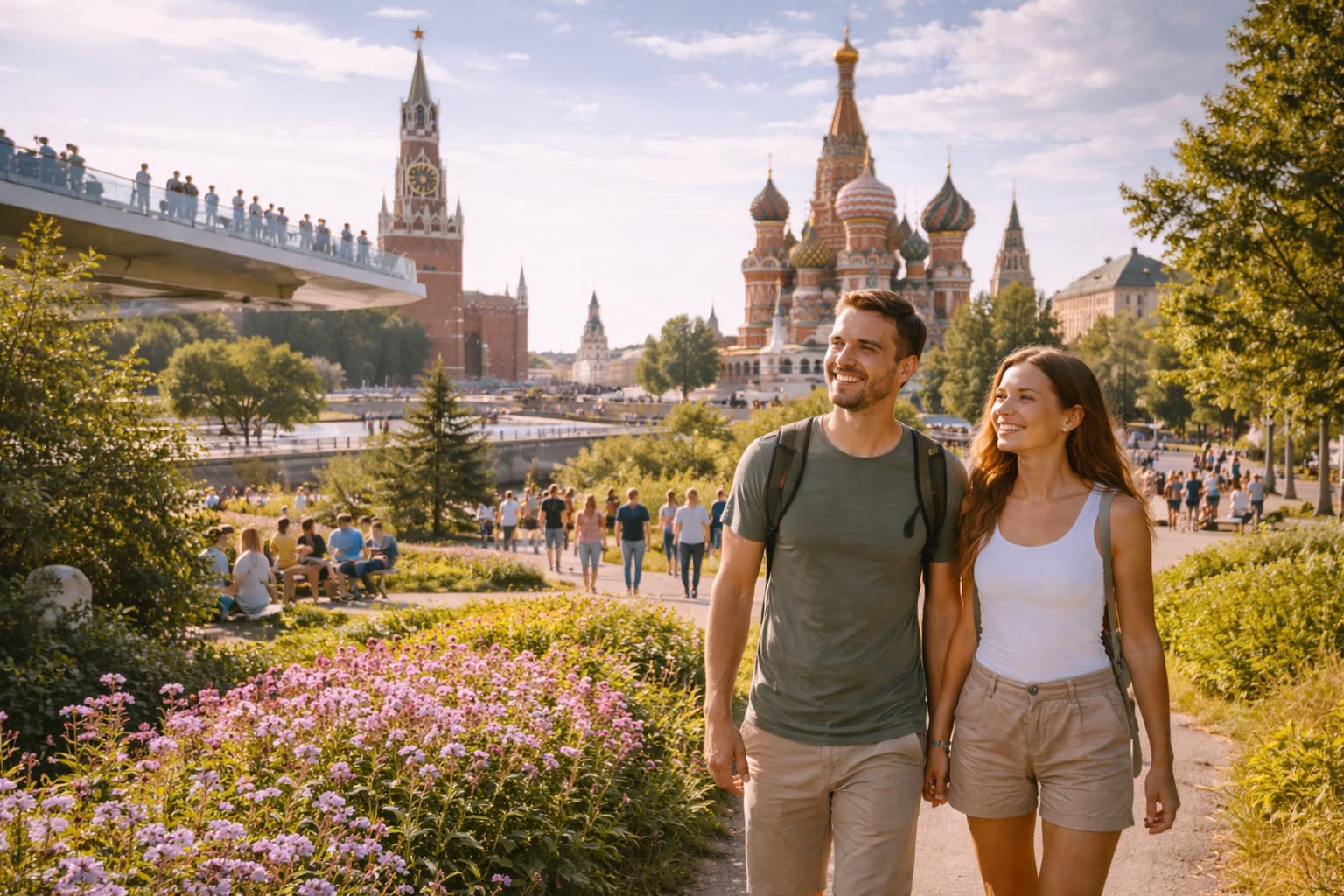 Парк в центре Москвы