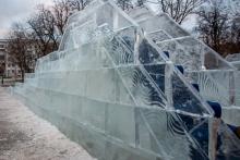 Ледовые горки в Саду им. Баумана :: Афиша :: Мосгорпарк